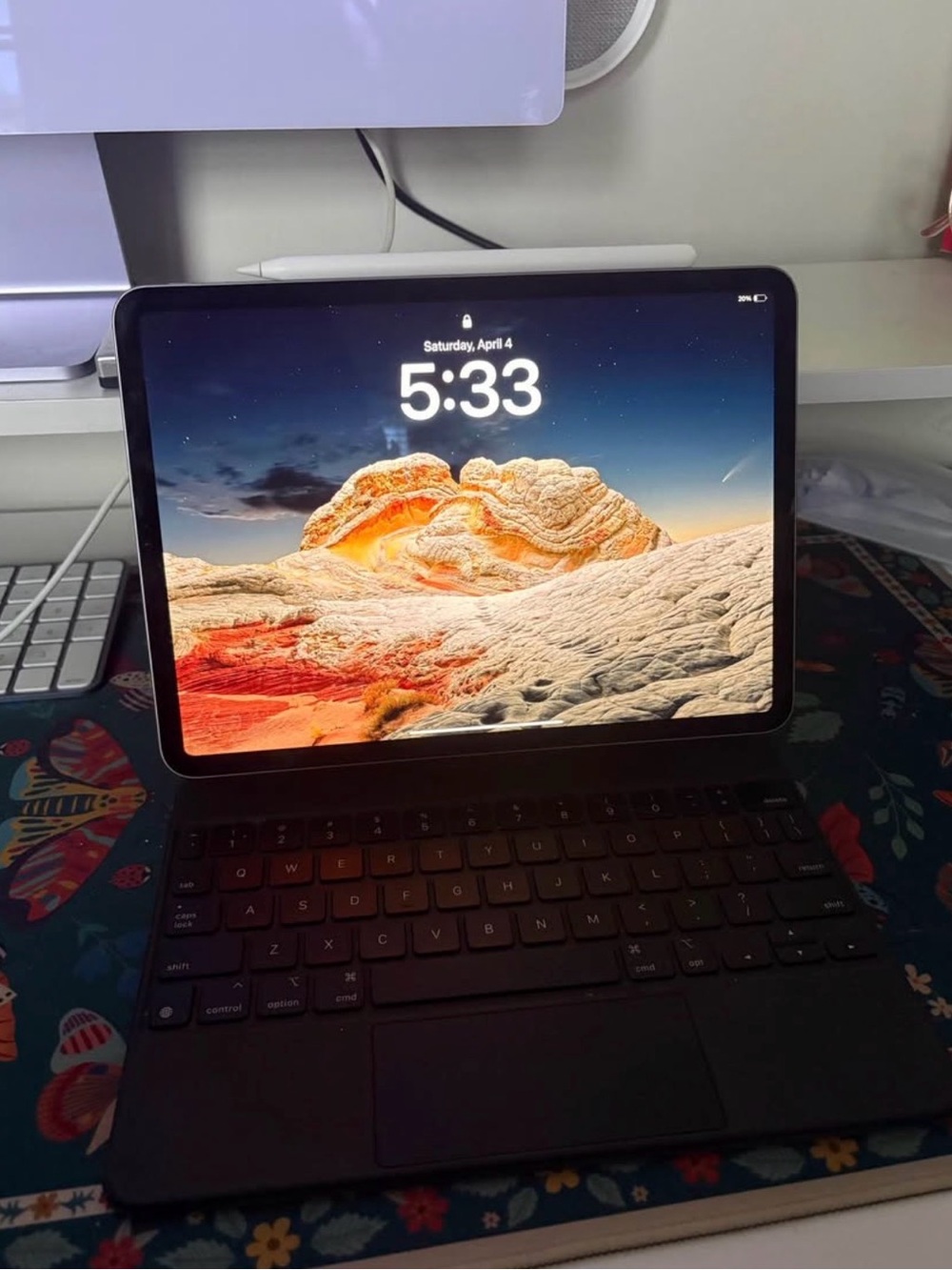 11” iPad Pro with Magic Keyboard, Apple Pencil, and case